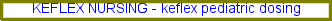 Keflex ingredients